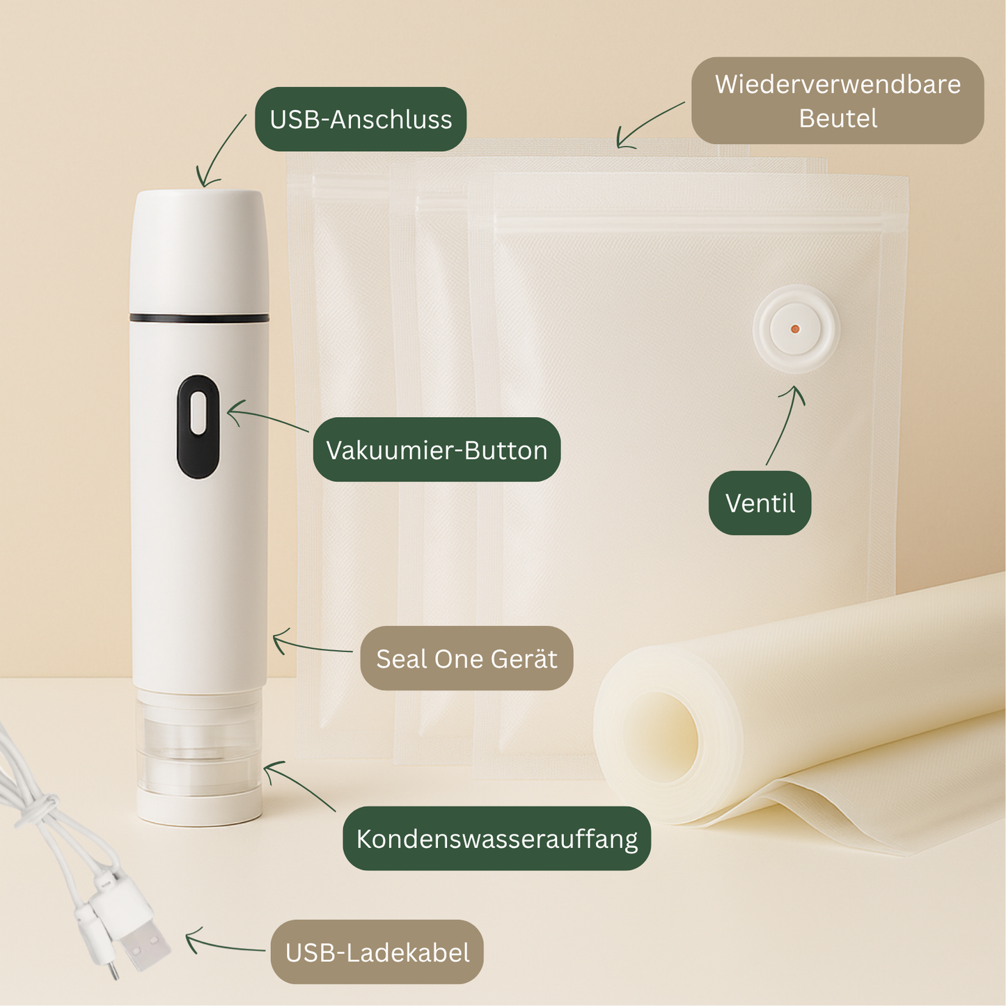 Frevero Hand-Vakuumiergerät